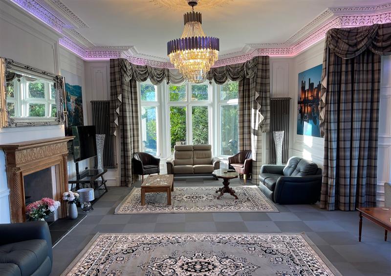 Enjoy the living room at The Lloyd George, Bontnewydd