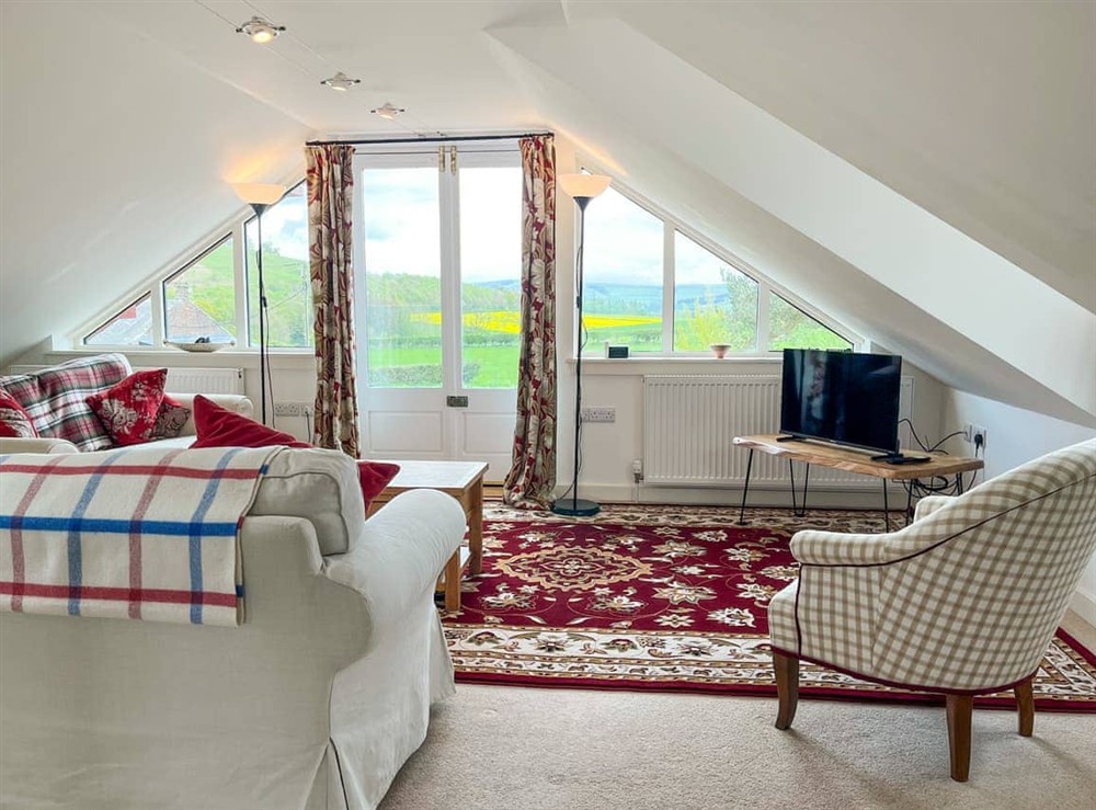 Living area at The Loading Bay in Hawick, Roxburghshire