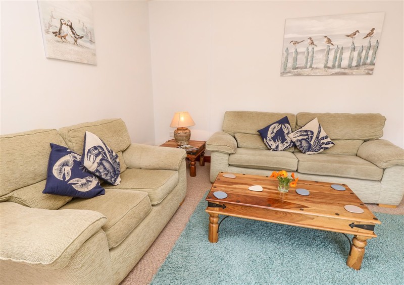 The living room at The Lobster Pot, near Ventnor