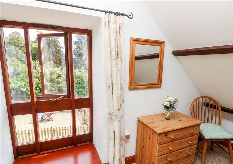 This is a bedroom at The Lobster Pot, near Ventnor