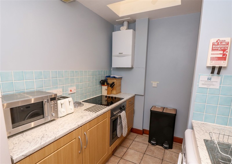 This is the kitchen at The Lobster Pot, near Ventnor