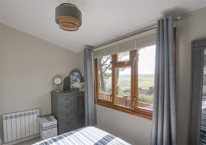 One of the bedrooms at The Lodge @ Clifftop Park, Charmouth