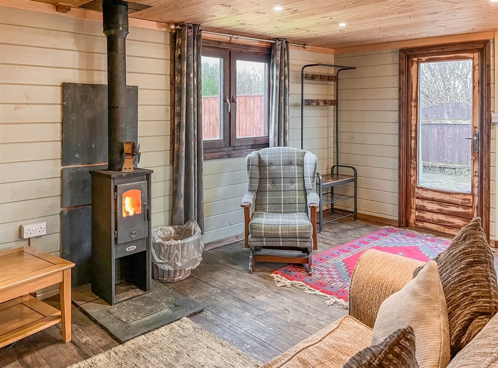 Open plan living space at The Lodge in Aldbrough, North Humberside