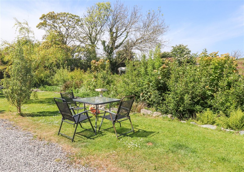 Enjoy the garden at The Lodge, Amlwch