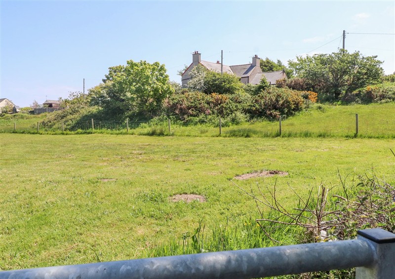 Outside at The Lodge, Amlwch