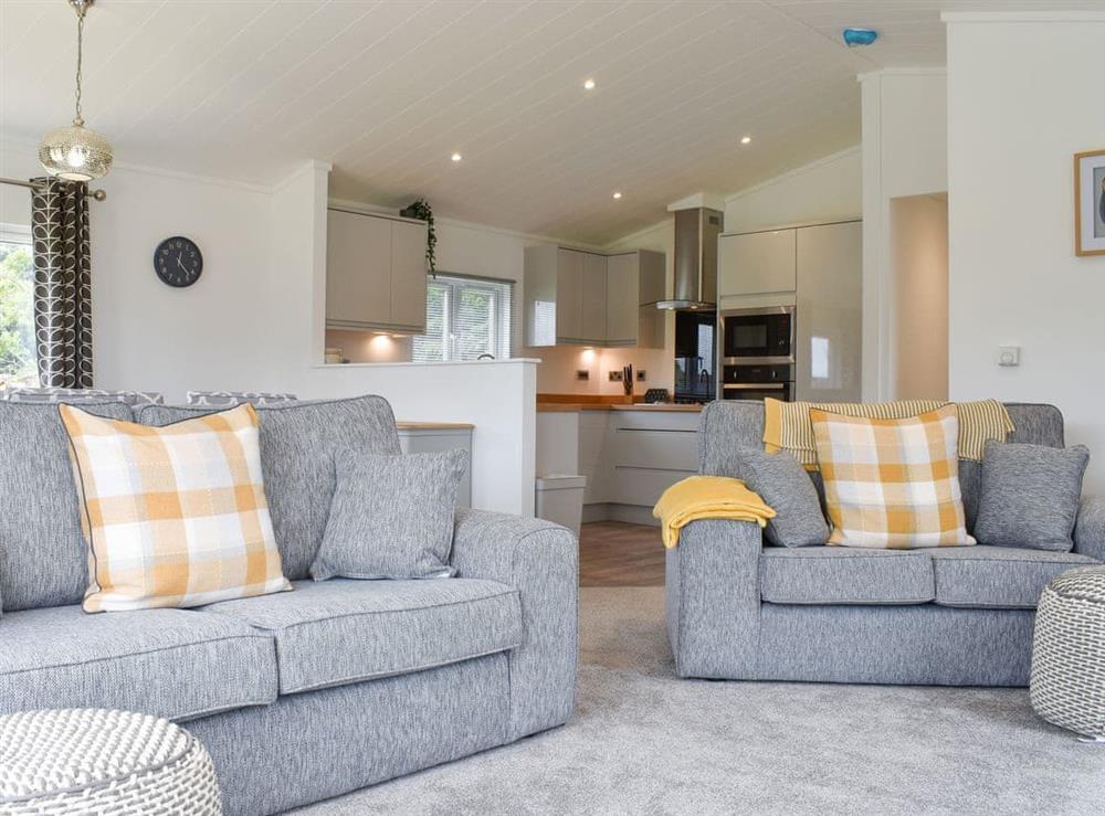 Living area at The Lodge at Bridlington Links in Bridlington, Yorkshire, North Humberside