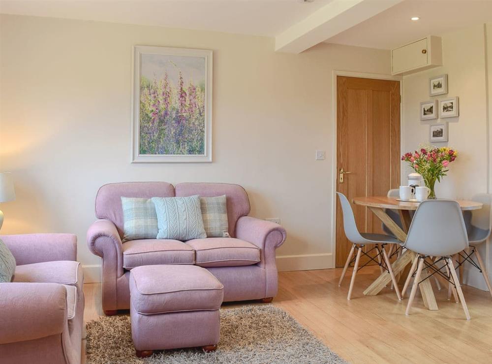 Delightful open plan living space at The Lodge at Elmley Meadow in Elmley Castle, near Pershore, Worcestershire