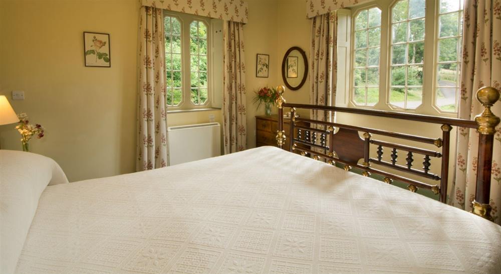 The double bedroom at The Lodge At Greenway in Galmpton, Brixham