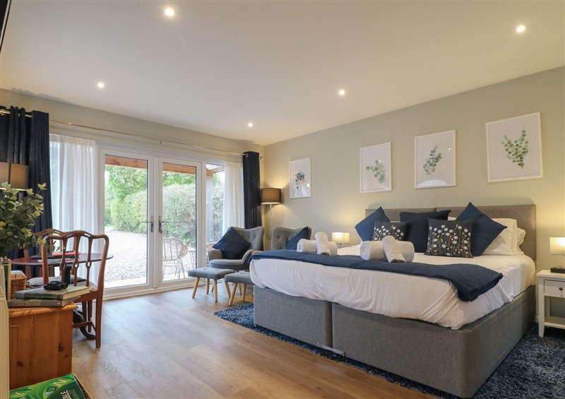 This is a bedroom at The Lodge at Middleton House, Middleton Green near Stone