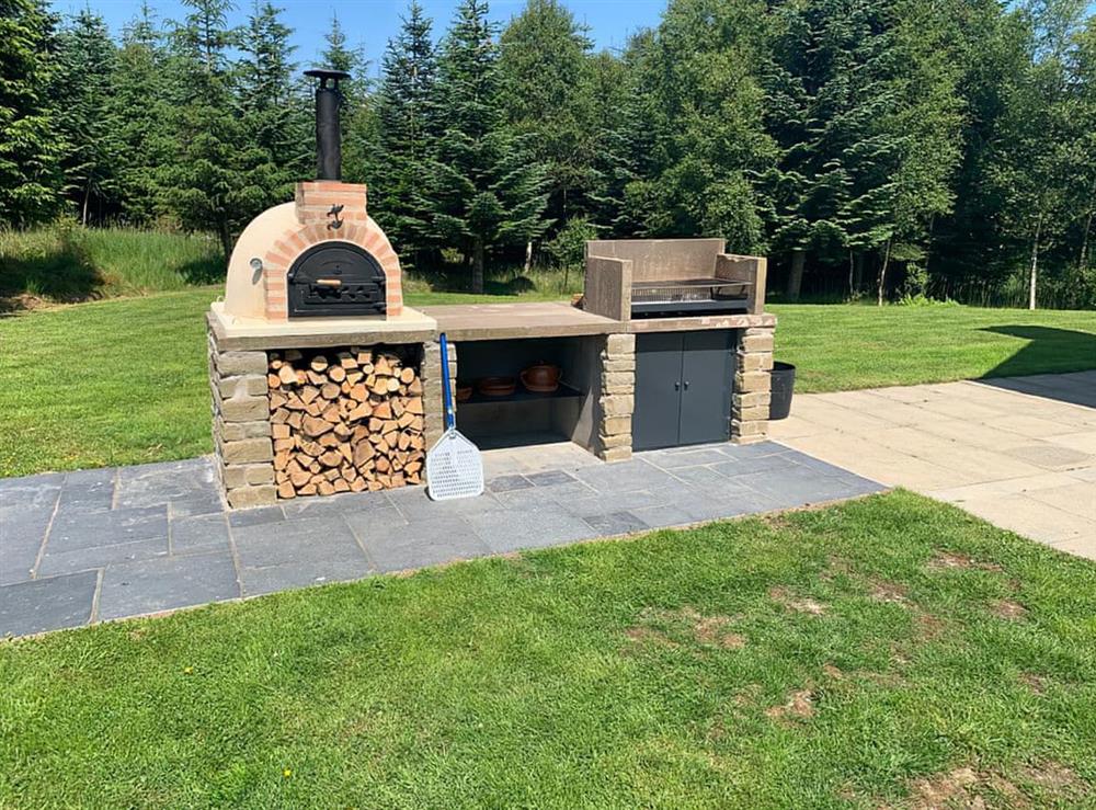 Built-in-BBQ at The Lodge at Muir Estate in Callander, Stirlingshire