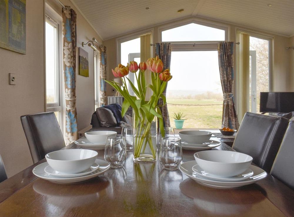 Dining Area at The Lodge at Newmeads Farm in Wick, Glastonbury, Somerset