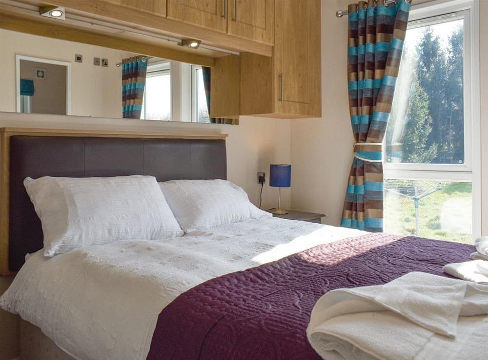 Double bedroom at The Lodge at Newmeads Farm in Wick, Glastonbury, Somerset