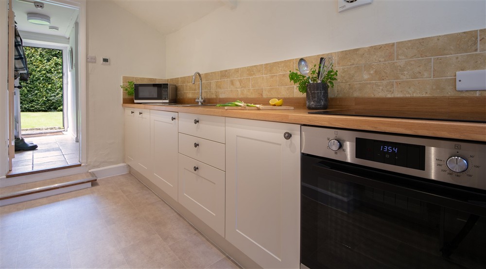 The kitchen at The Lodge At Parke in Newton Abbot, Devon