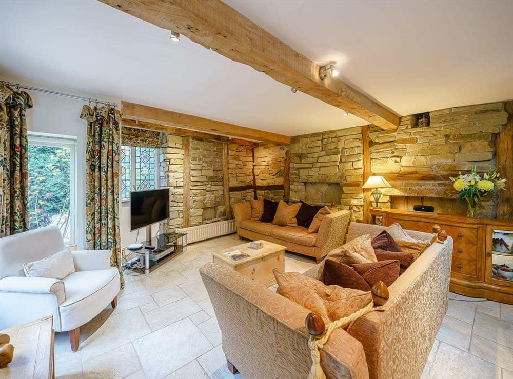 Living area at The Lodge at the Old Windmill in Inkberrow, Worcestershire