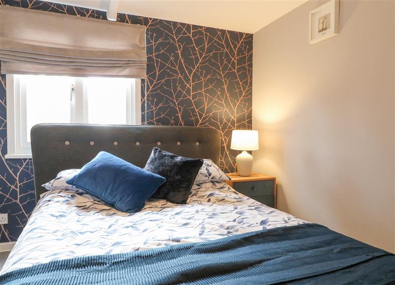 One of the 3 bedrooms at The Lodge at Wildersley Farm, Belper