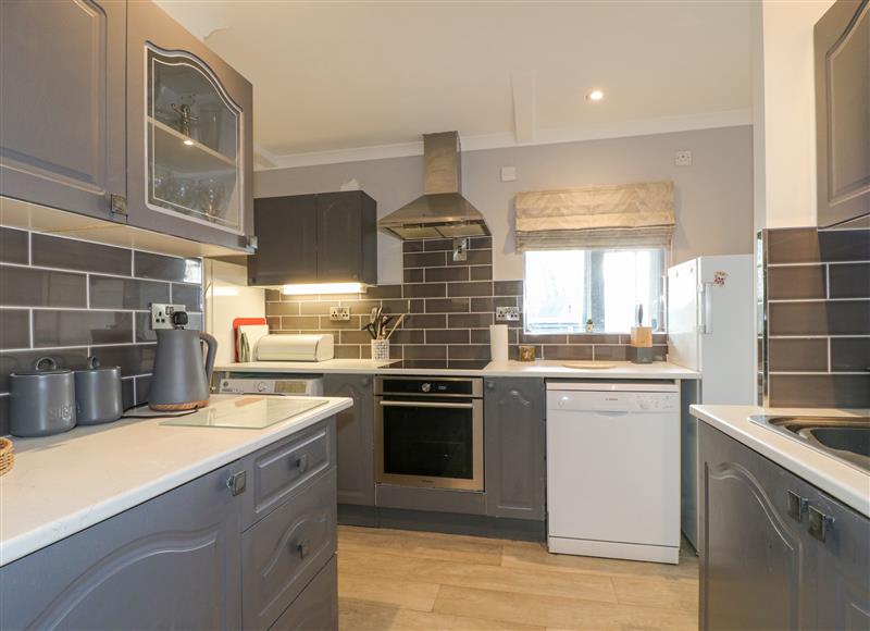 The kitchen at The Lodge at Wildersley Farm, Belper