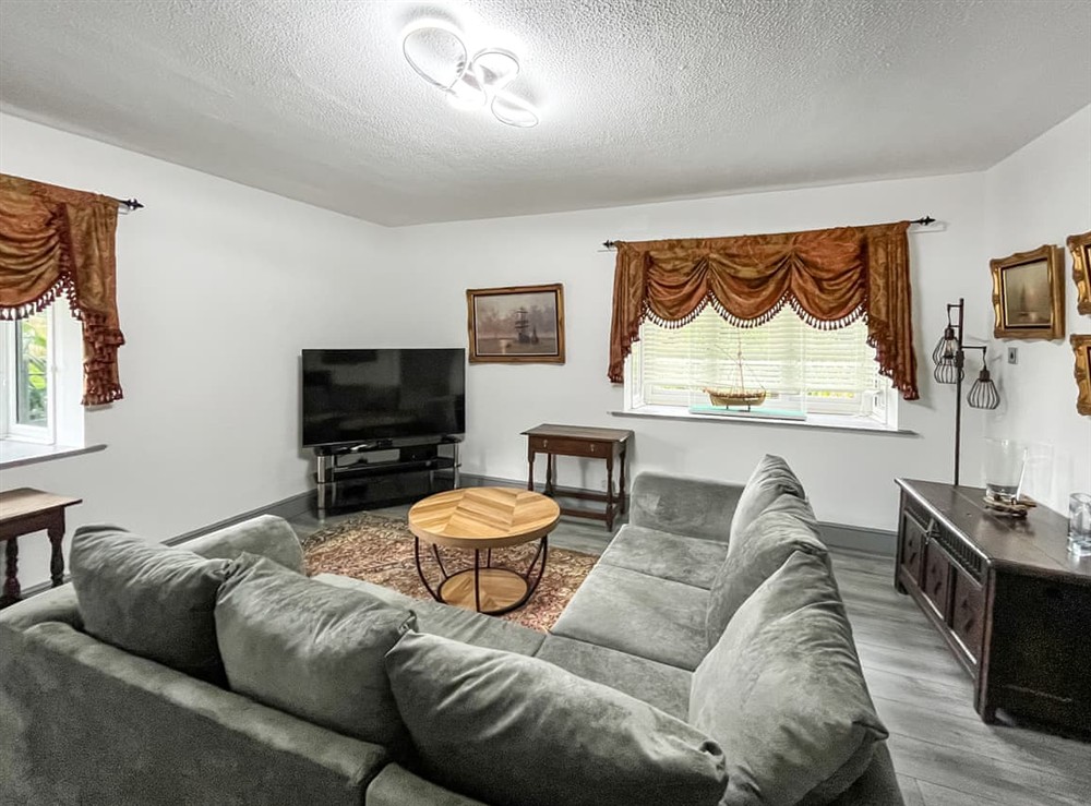 Living area at The Lodge at Winchelsea in Winchelsea, East Sussex