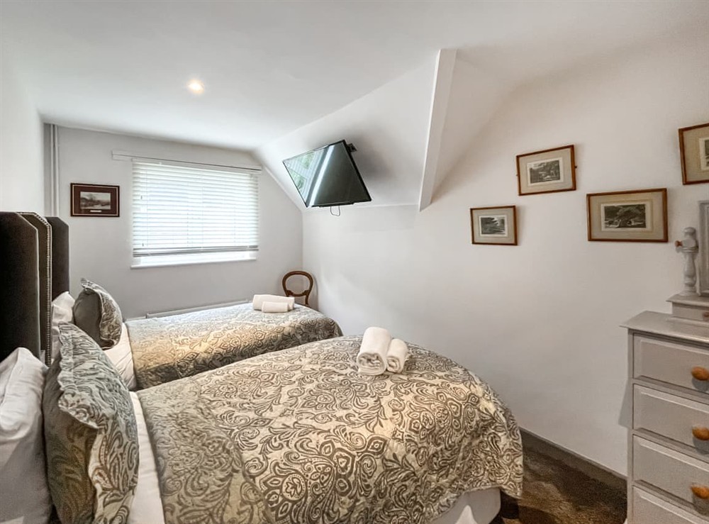 Twin bedroom at The Lodge at Winchelsea in Winchelsea, East Sussex