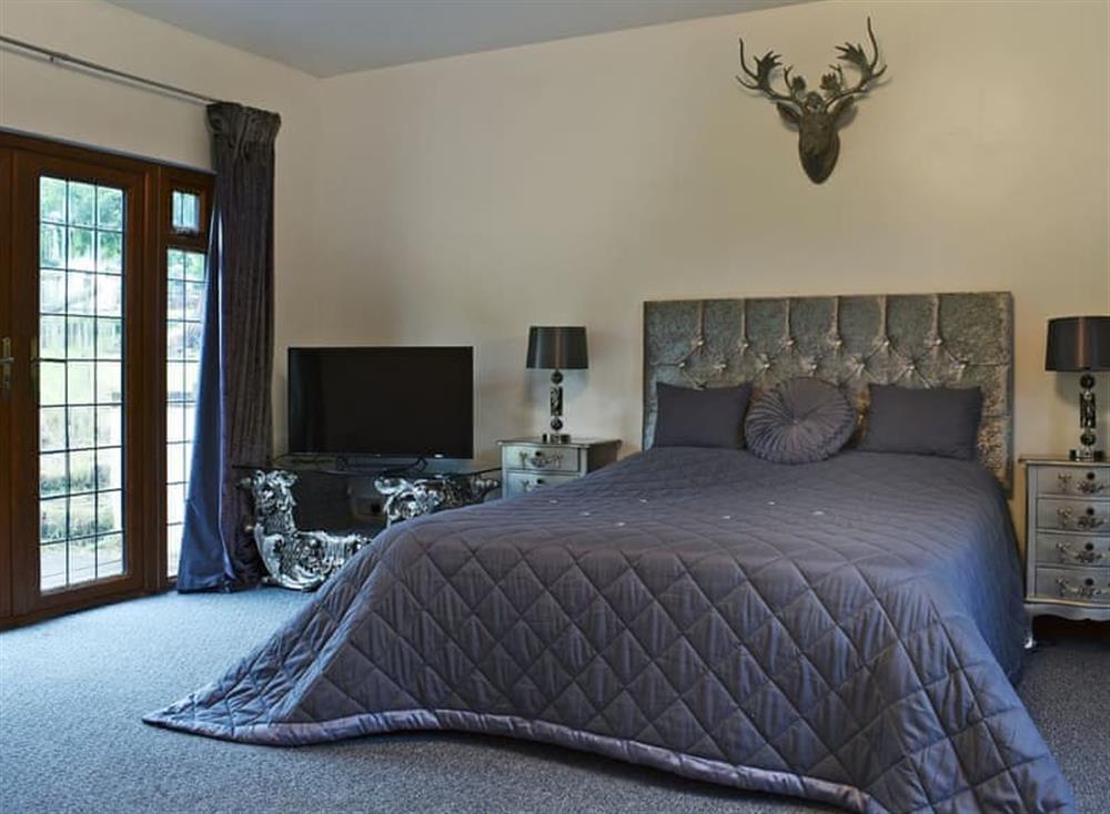 Double bedroom at The Lodge in Beckley, near Rye, East Sussex