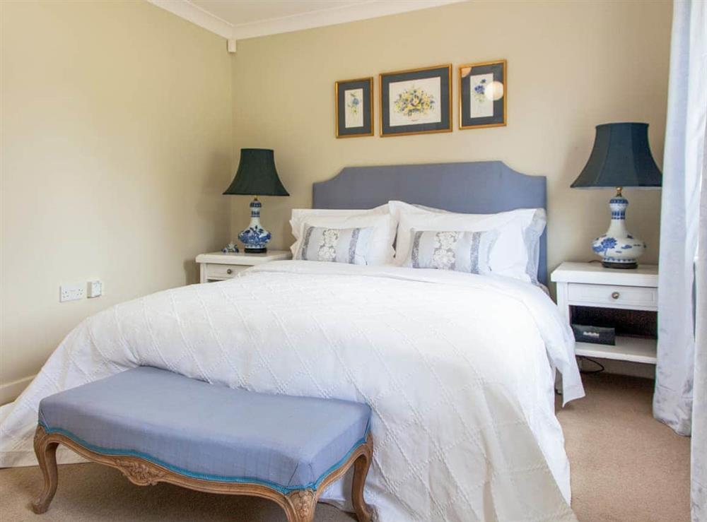 Double bedroom at The Lodge in Bettiscombe, near Lyme Regis, Dorset