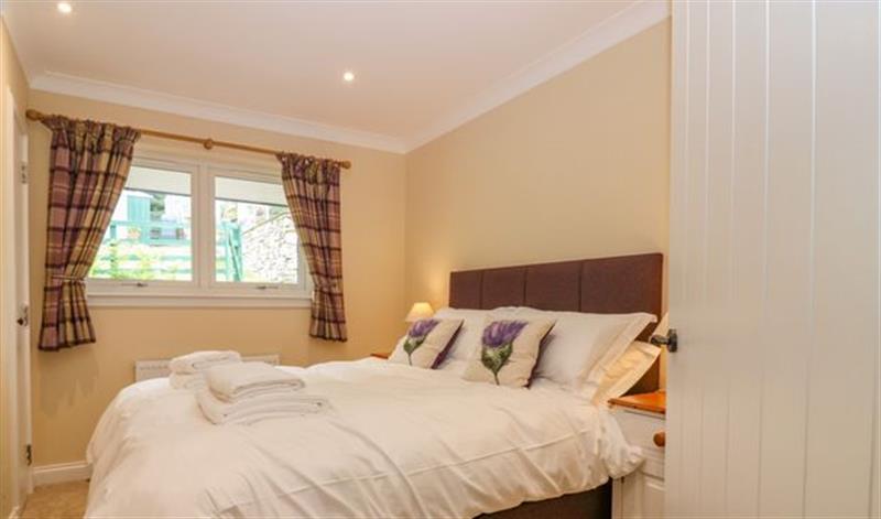 One of the bedrooms at The Lodge, Blairgowrie