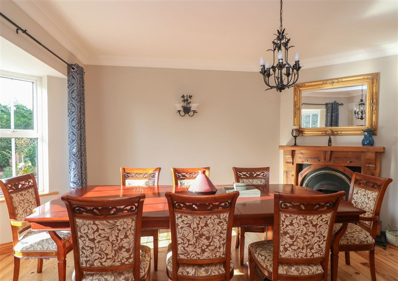 This is the dining room at The Lodge Bolinahaney, Bunclody