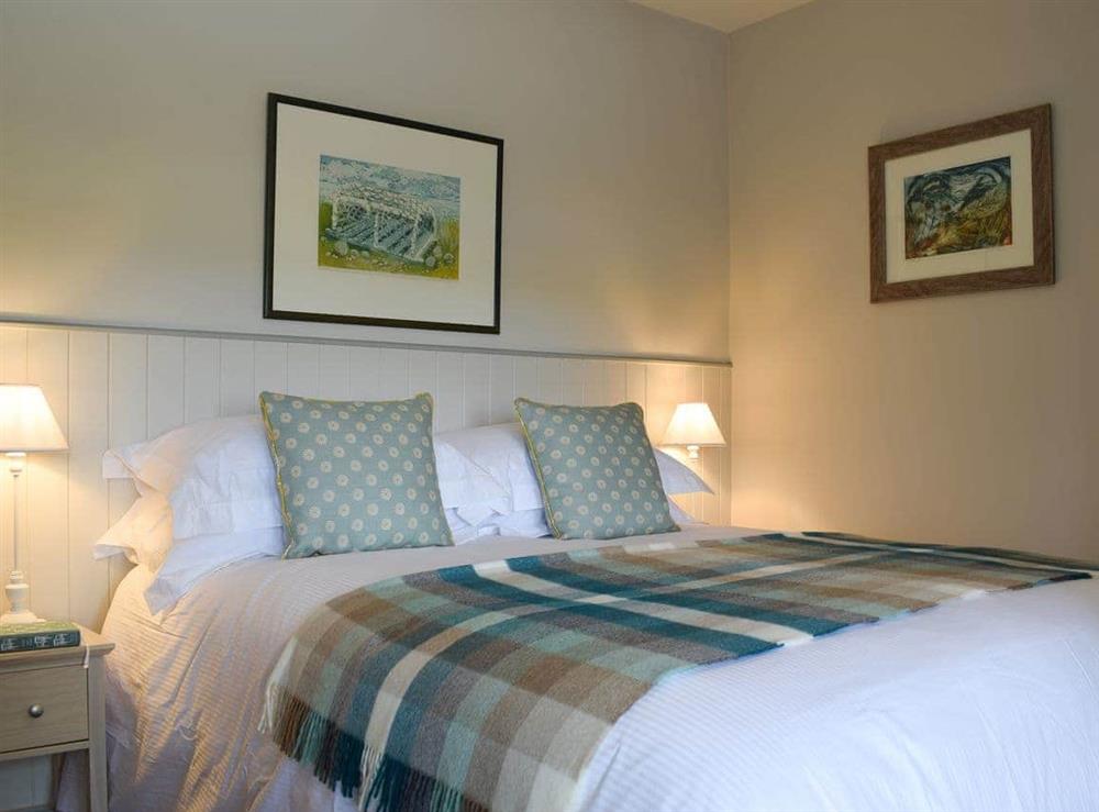 Double bedroom at The Lodge Cottage in Arn, near St Andrews, Fife