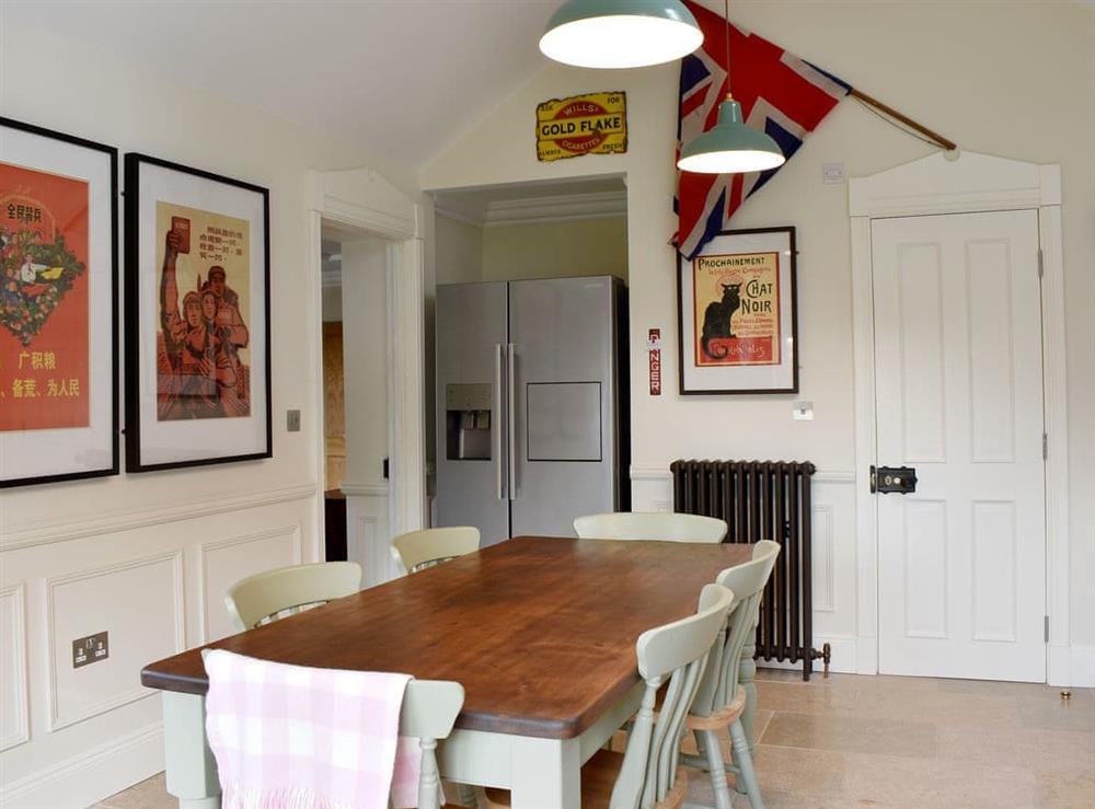 Characterful kitchen/ dining room at The Lodge in Fen Ditton, near Cambridge, Cambridgeshire