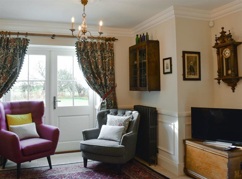 Well presented living room at The Lodge in Fen Ditton, near Cambridge, Cambridgeshire