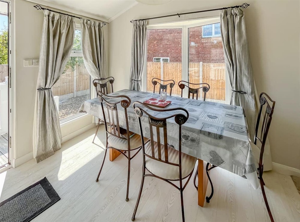 Dining Area at The Lodge in Hogsthorpe, Lincolnshire