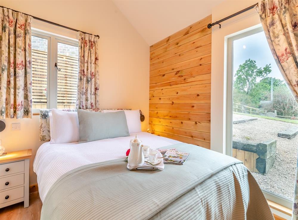 Double bedroom at The Lodge in Idridgehay, near Belper, Derbyshire