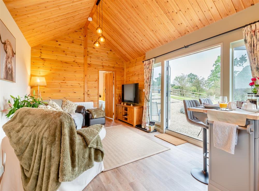 Open plan living space (photo 2) at The Lodge in Idridgehay, near Belper, Derbyshire