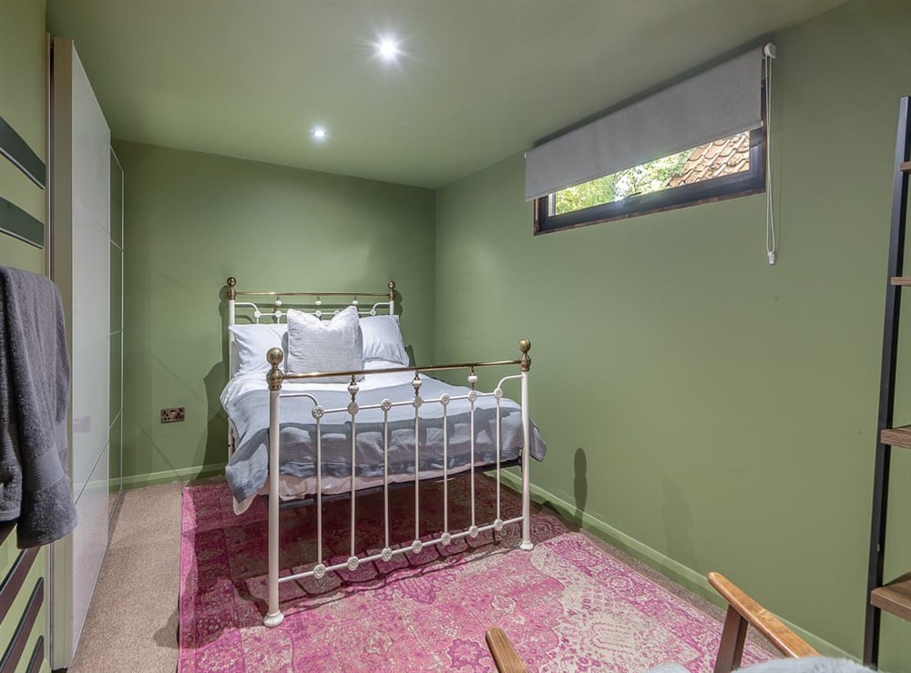 Double bedroom at The Lodge in the Woods in Raithby, Lincolnshire