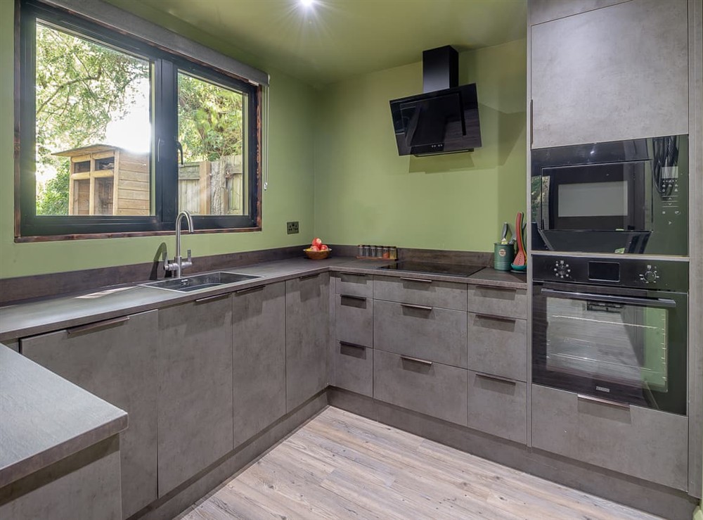 Kitchen at The Lodge in the Woods in Raithby, Lincolnshire