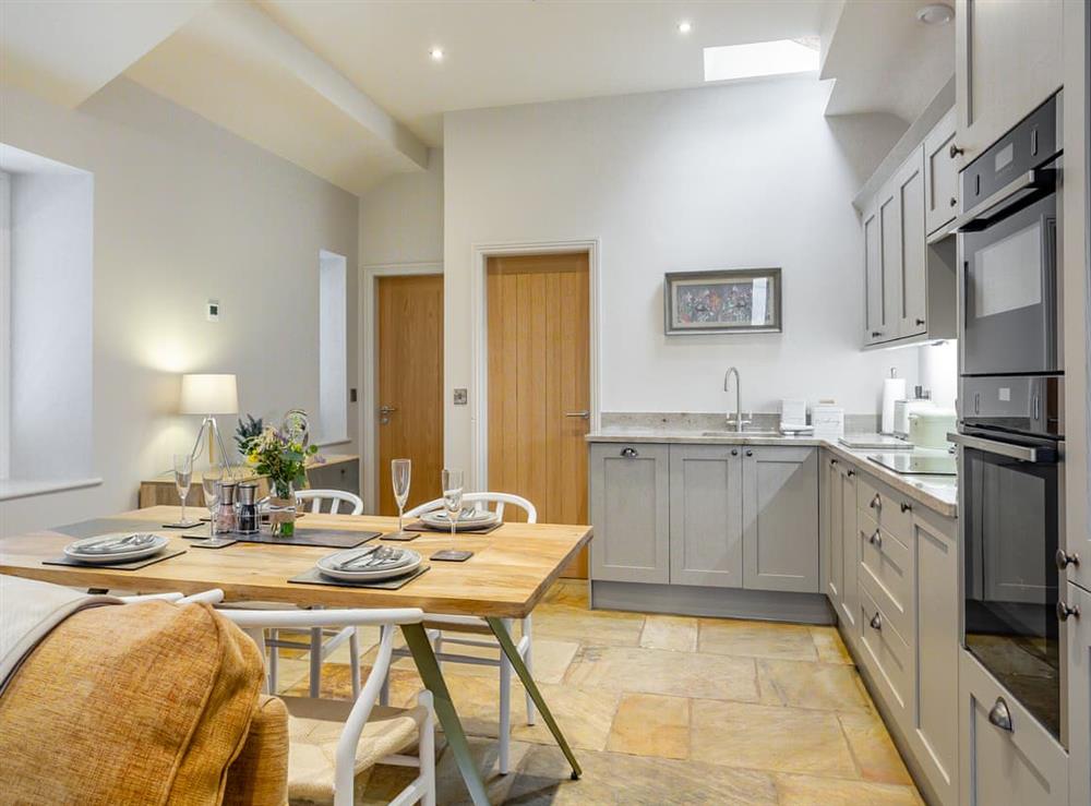 Kitchen area at The Lodge in Leyburn, North Yorkshire