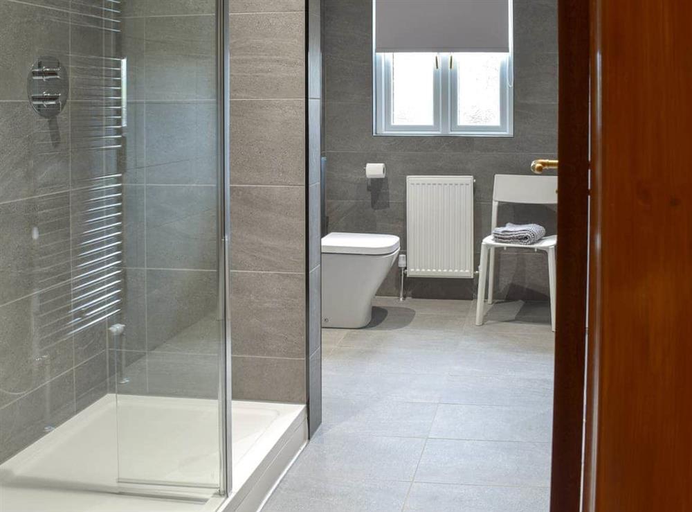 Shower room at The Lodge in Linlithgow, West Lothian
