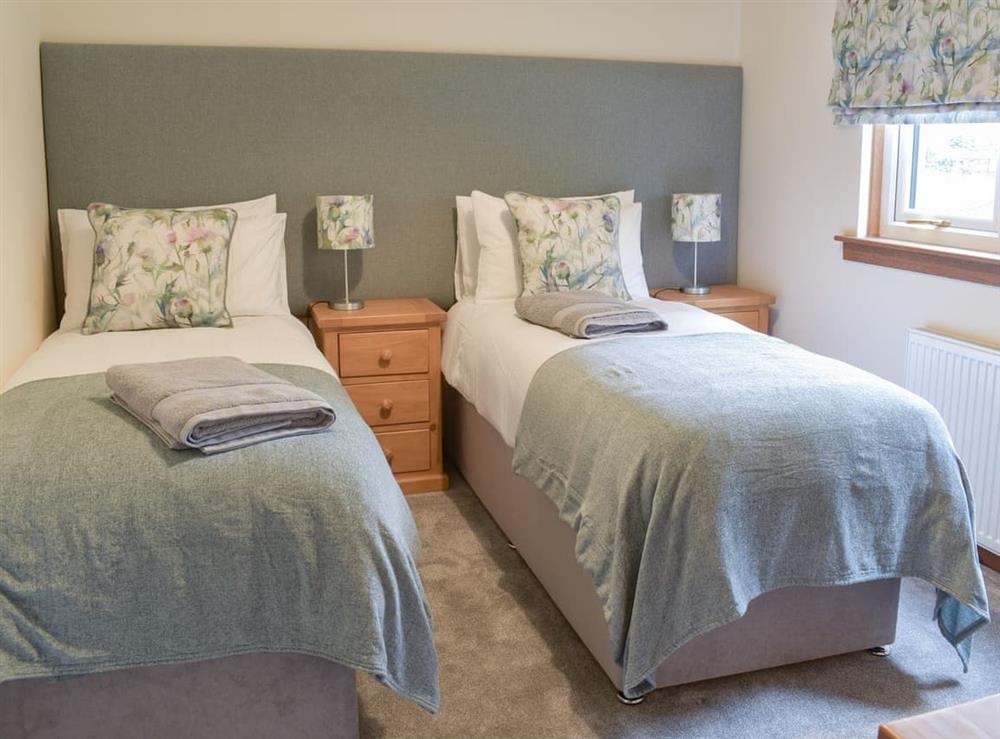 Twin bedroom at The Lodge in Linlithgow, West Lothian