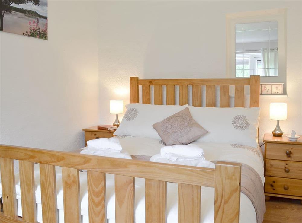 Double bedroom at The Lodge in Llandeilo, Dyfed