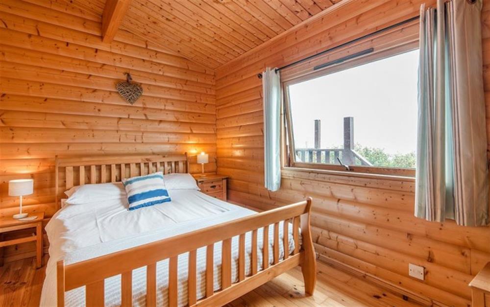 Double room with sea views in bedroom 1 at The Lodge in Lyme Regis