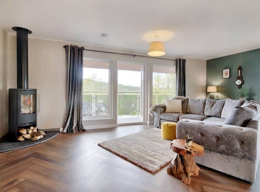 Living area at The Lodge in Pooley Bridge, Ullswater, Cumbria