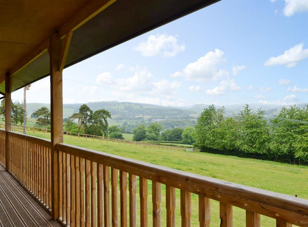 Great views at The Lodge in Presteigne, Powys