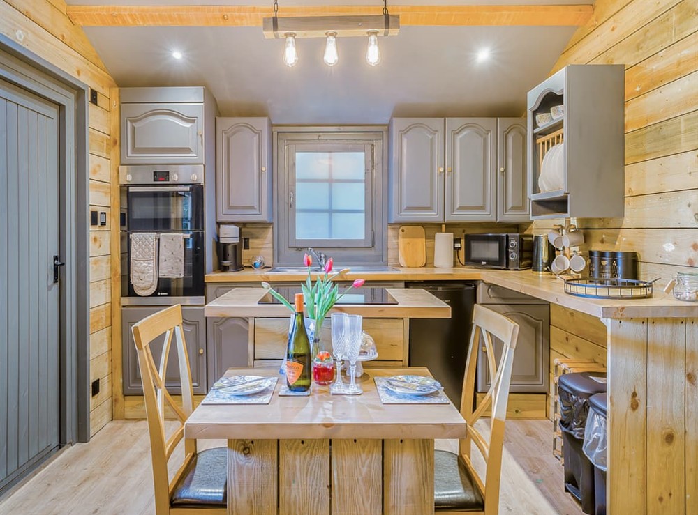 Kitchen/diner at The Lodge in Ringwood, New Forest, Hampshire