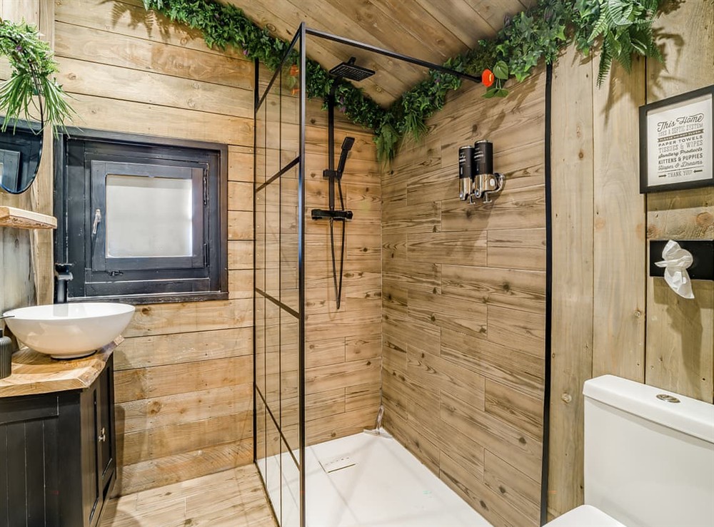 Shower room at The Lodge in Ringwood, New Forest, Hampshire