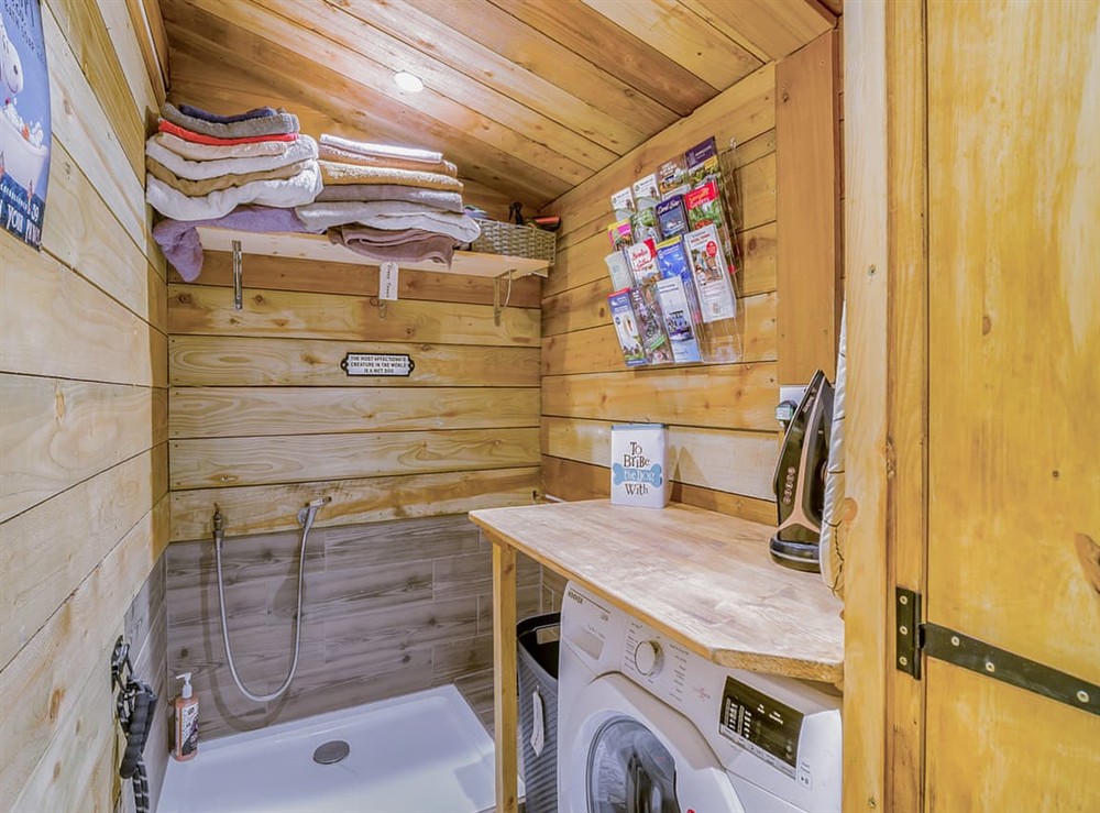 Utility room at The Lodge in Ringwood, New Forest, Hampshire