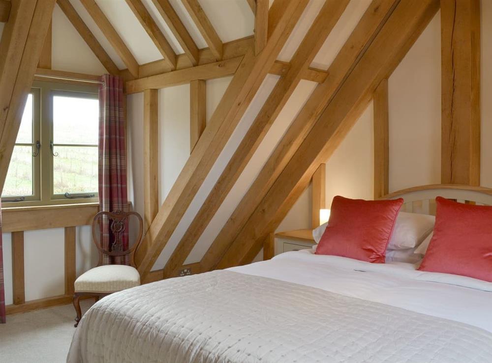 Peaceful double bedroom at The Lodge in Sandley, near Shaftesbury, Dorset