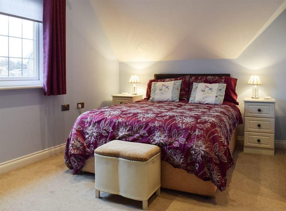 Double bedroom at The Lodge in Shanklin, Isle of Wight