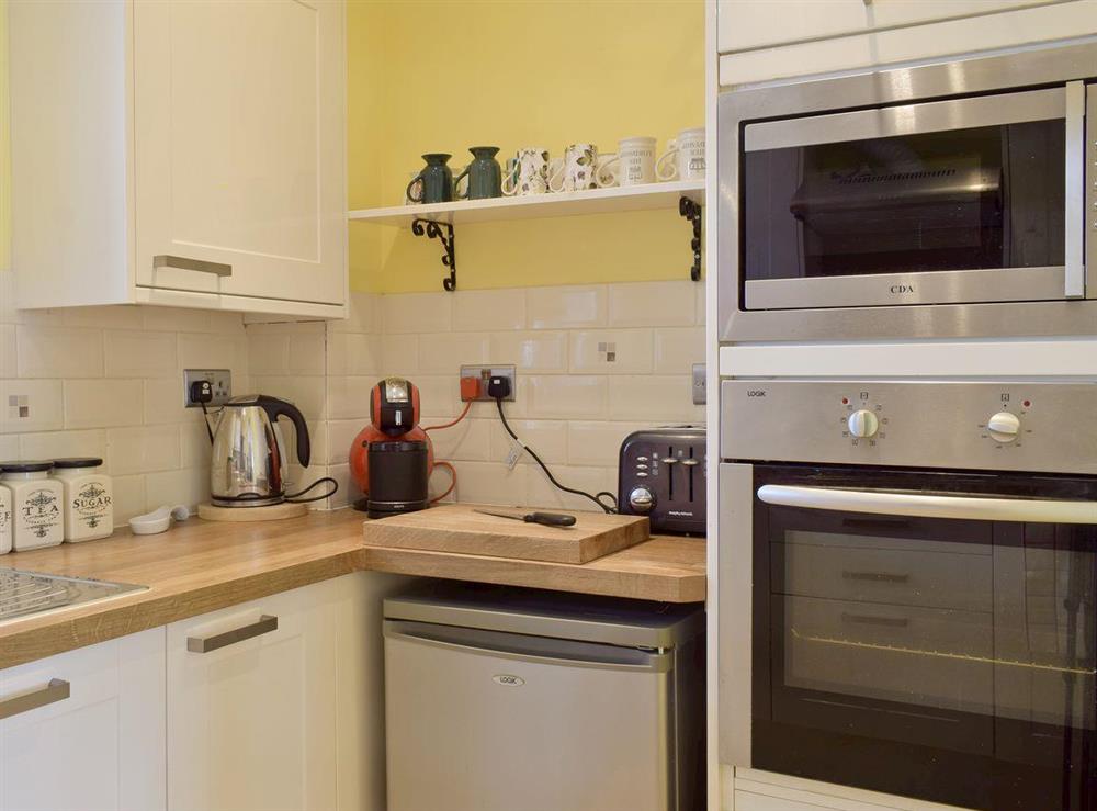 Well-appointed kitchen at The Lodge in Shanklin, Isle of Wight