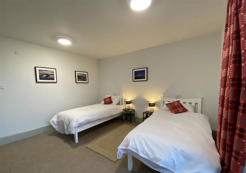 One of the 10 bedrooms at The Lodge, Staylittle near Llanidloes