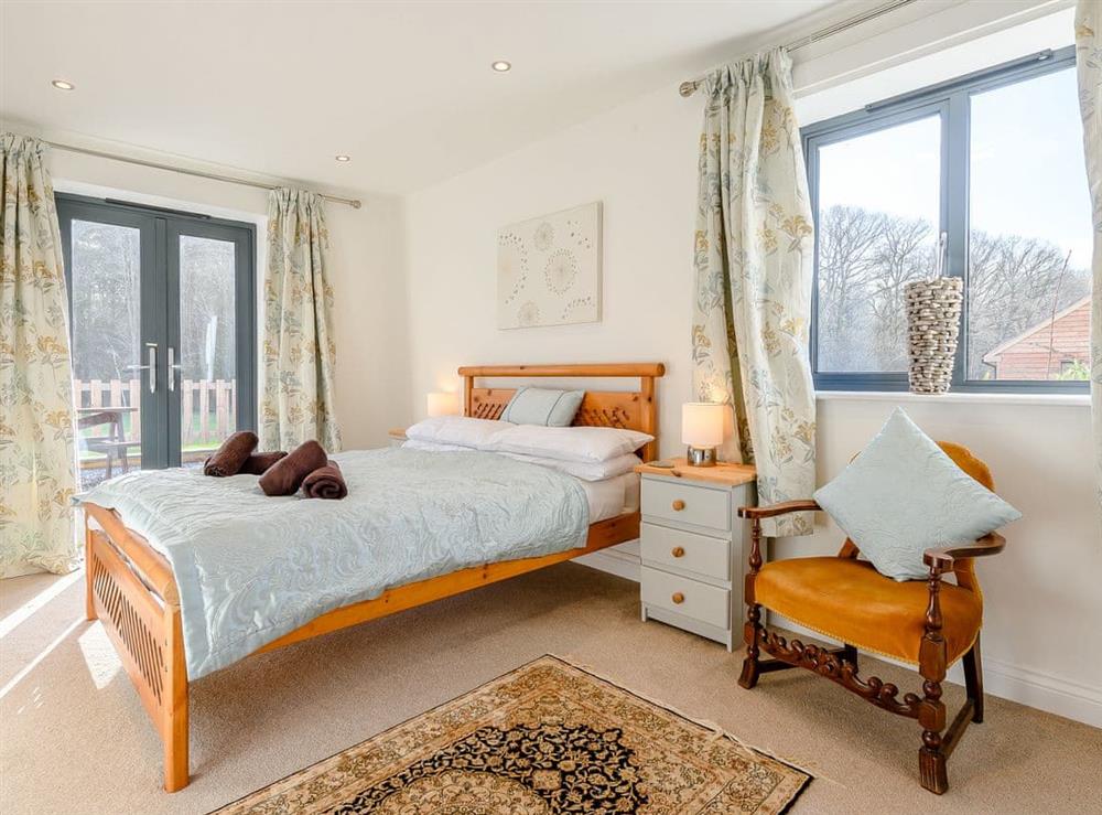 Double bedroom at The Lodge in Upton Bishop, near Ross-on-Wye, Herefordshire