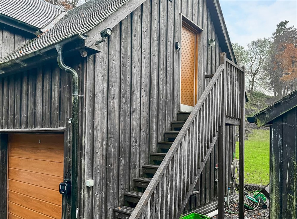 Exterior at The Lodge in West Linton, near Edinburgh, Peebleshire